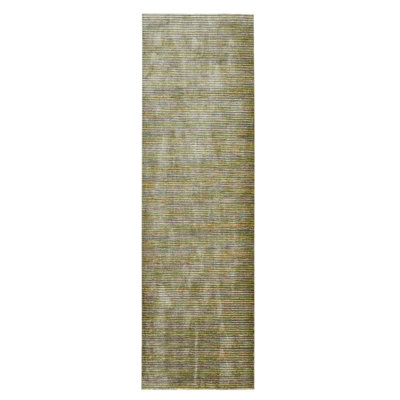 Corduletta flatweave rug in green