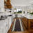 Custom Size Runner Rug Choose Your Length French Trellis Design Brown Color-2083959328