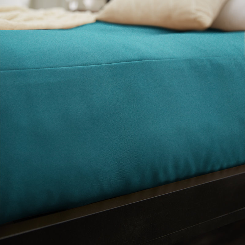 Matelas de futon en coton Maeder, Lit simple, Granit Julip