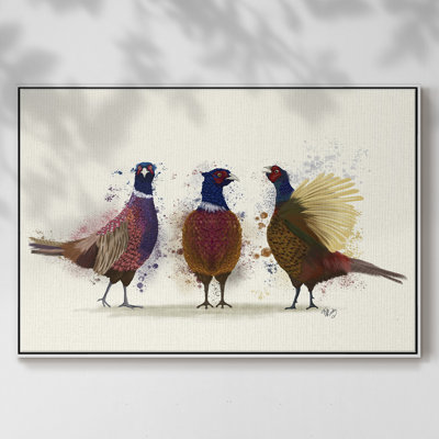 " Pheasant Trio "