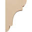 New Brighton cèdre brut grain de bois TimberThane Corbel, apprêté brun clair-88292366