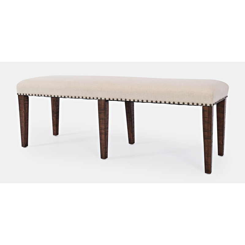 Paraiso Upholstered Bench, Oak