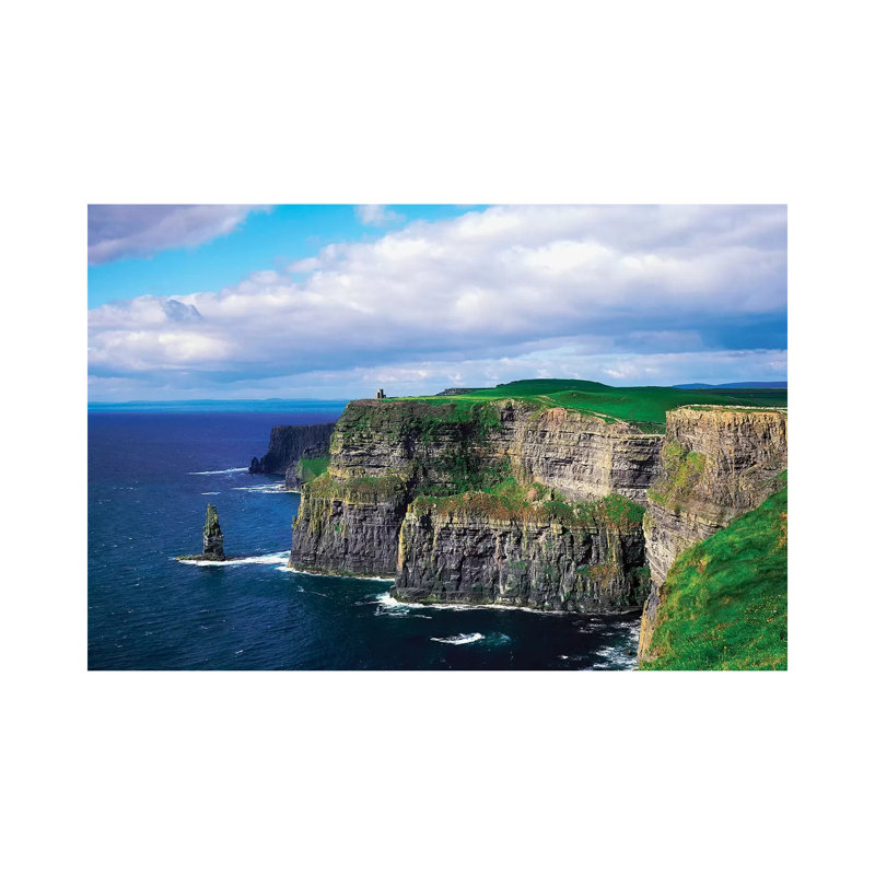 Falaises de Moher, Co Clare, Irlande - Giclée sur toile tendue avec châssis, H 18 po x l 26 po