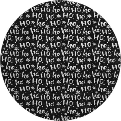 Tapis de Noël haut de gamme lavable à la machine AMF1814 HoHoHo