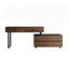 Carmavy Extendable Makeup Vanity Table Wooden Writing Desk with 4 Stroage Drawers