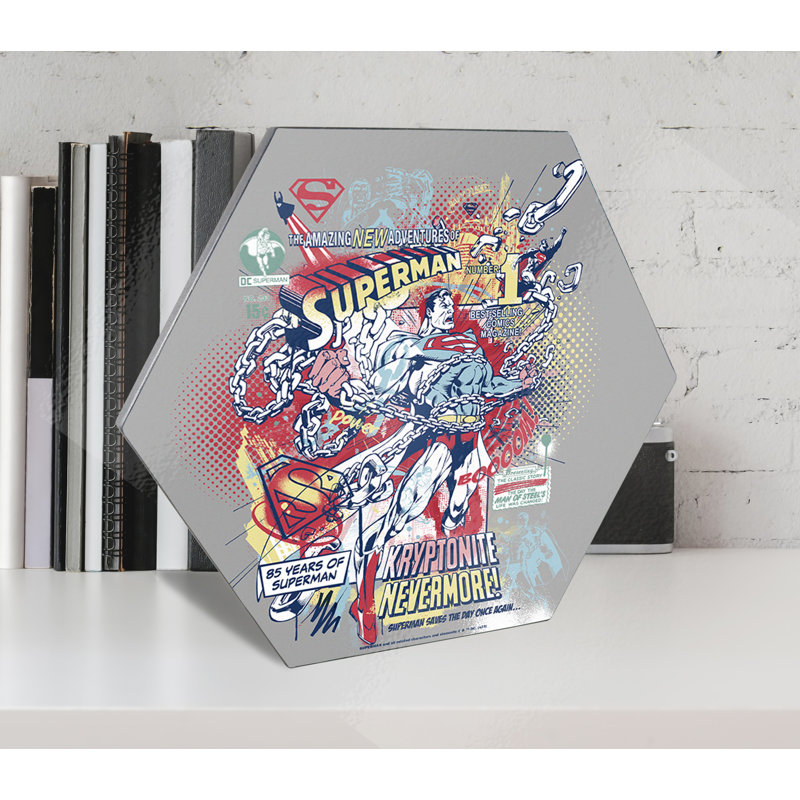 Impression sur bois Superman (85Th - Kryptonite Nevermore)