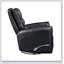 Fauteuil oscillant inclinable avec mouvement pivotant et revêtement en similicuir respirant pour un confort de salon luxueux-1186532936
