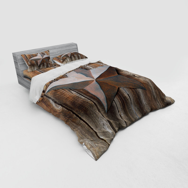 Ensemble de housse de couette en microfibre industrielle Primitive Brown