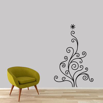 Décalcomanie murale arbre de noël Betances
