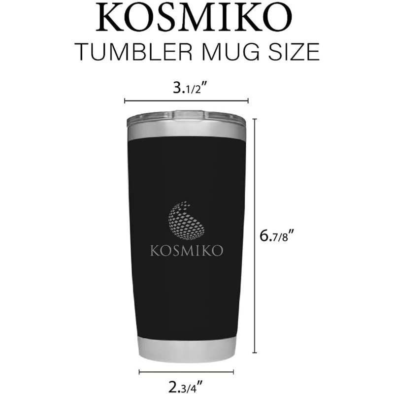 Tasse de voyage à café chaude et froide, Noir