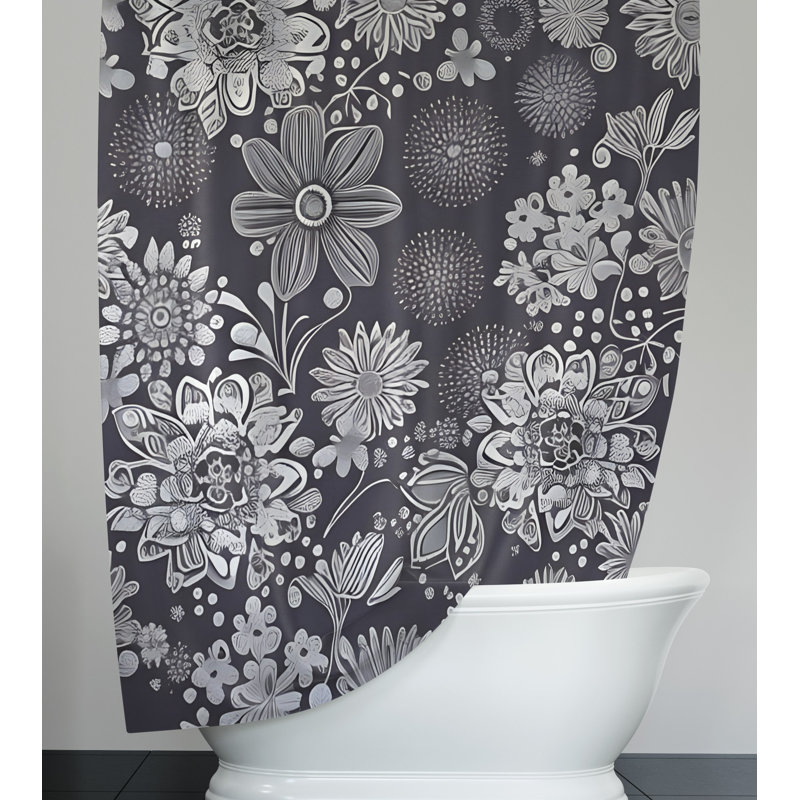 Rideau de douche Cleaster, H 72 po x l 70 po