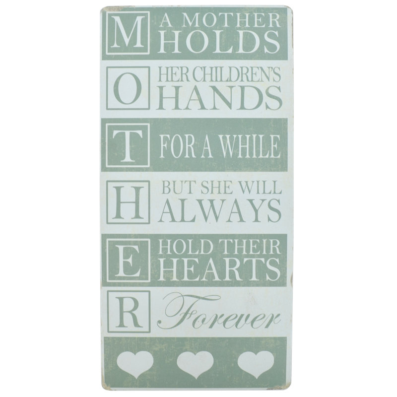 Words And Text Wall Decor on Wood