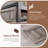 Queen Bed Frame With Headboard, Led Bed Frame With Charging Station, Storage Bed With 2 Wooden Drawers-1028532643-1020760812