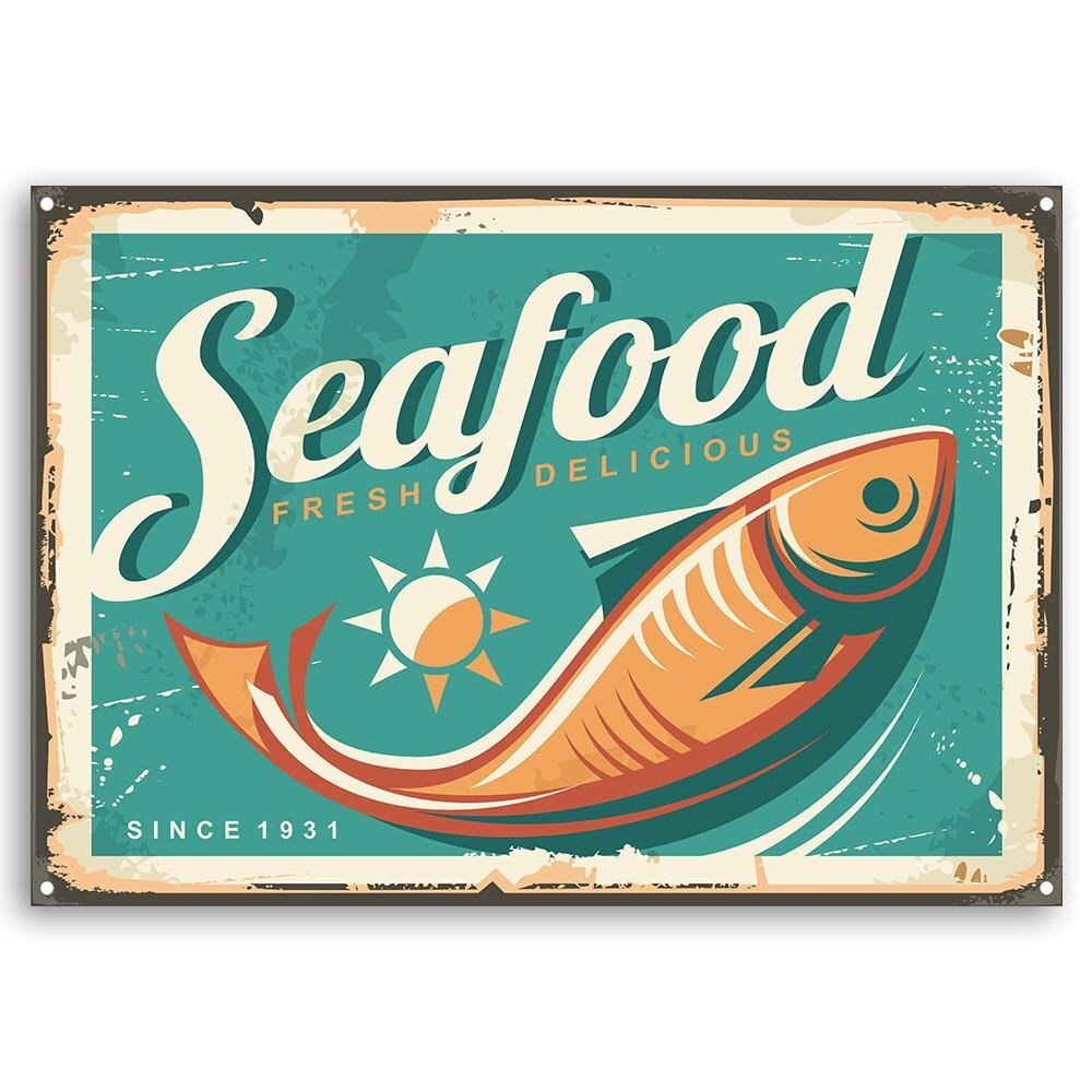 Leinwandbild Seafood