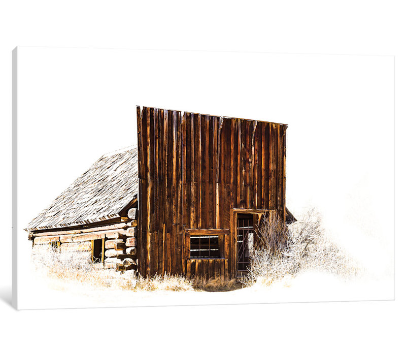 «Ghost Town» par Sarah Kadlecek, impression sur toile tendue sur châssis, H 18 po x l 26 po x P 1,5 po, Toile avec cadre noir