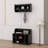 Hall Tree With Bench, Entryway Bench With Wall Mounted Coat Rack-1306098815