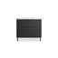 Espace de 36 po Meuble-lavabo mural avec lavabo et comptoir en quartz-91060114