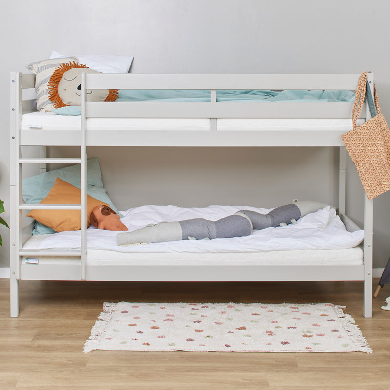 ECO Comfort Bunk Bed, Grey, European Single (90 x 200 cm)