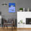 Art mural en verre épique «Winter Night» par Michael Fratrich, 16 po x 24 po