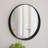Simryn Iron Round Wall Mirror-626429765