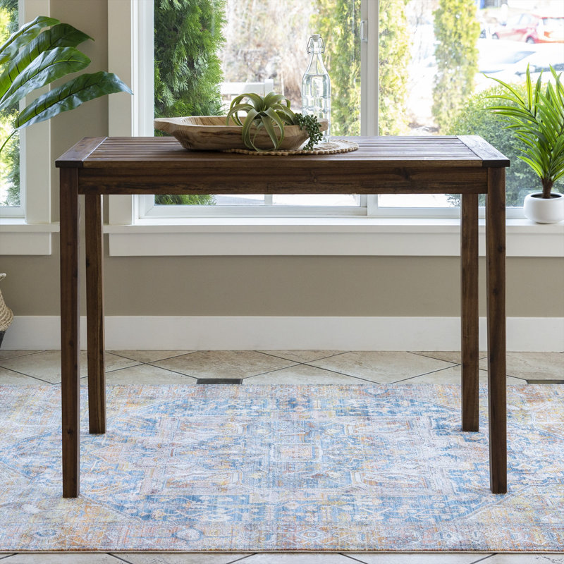 Table de bar Makayla, Marron foncé