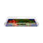 Christmas Wreath Tartan Green Acrylic Square Decorative Tray-957868935