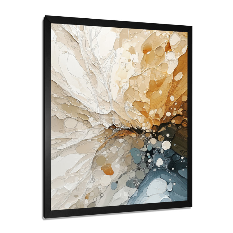 Ockeline - Abstract Canvas Prints, Noir, noir, noir, noir, H 20 po x l 12 po, Reproduction encadrée d'une seule photo
