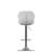 Alcibiades Swivel Upholstered Adjustable Height Counter Stool-20590520