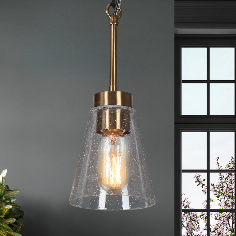 Mini-luminaire suspendu à 1 lumière Joeanne