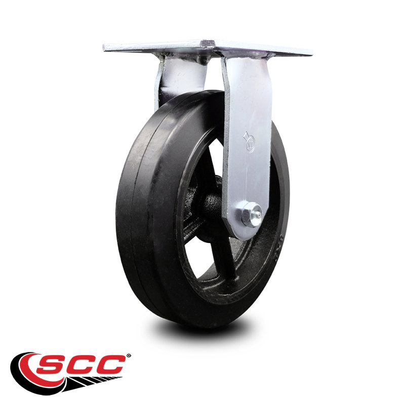 Rubber on Steel Caster