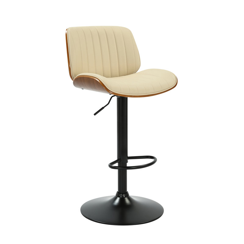 Swivel Yes Bar Stool with Steel Frame
