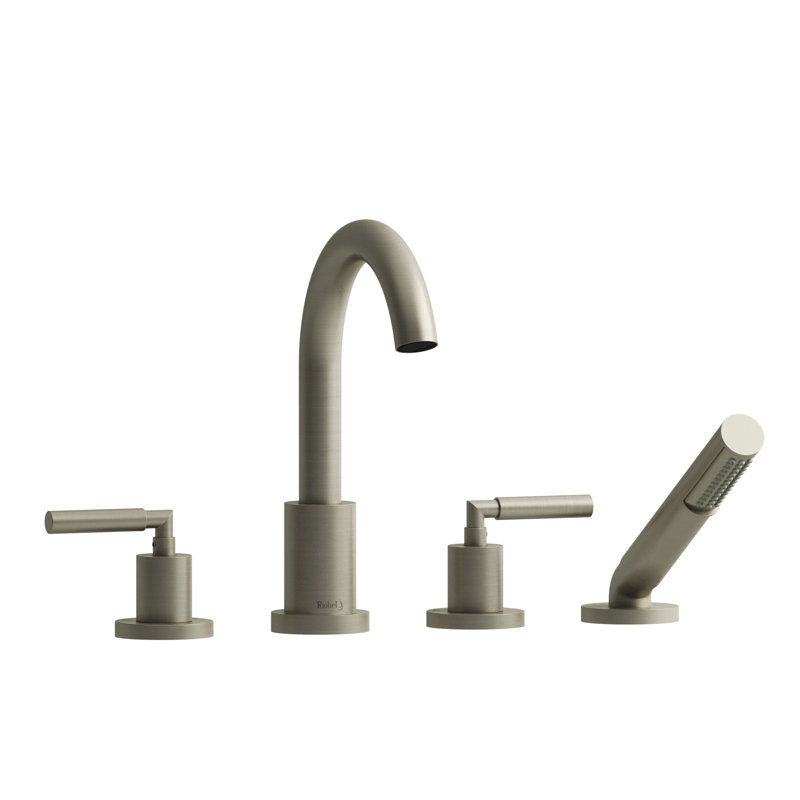 Robinet de baignoire Sylla ™ à 4 trous, Nickel brossé