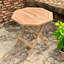 Juliano Teak Folding Outdoor Side Table , 45cm cm W 45cm cm D