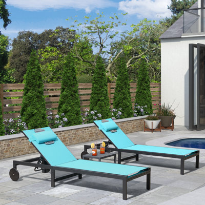 Chaise longue longue 76,77 po