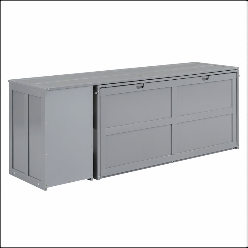 Murphy Bed with Rotable Desk Light and elegant: the perfect combination of function and aesthetics, Gray