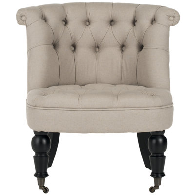 Sedgefield Upholstered Linen Barrel Chair