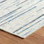Tapis bleu lavable Elwood-1860306434