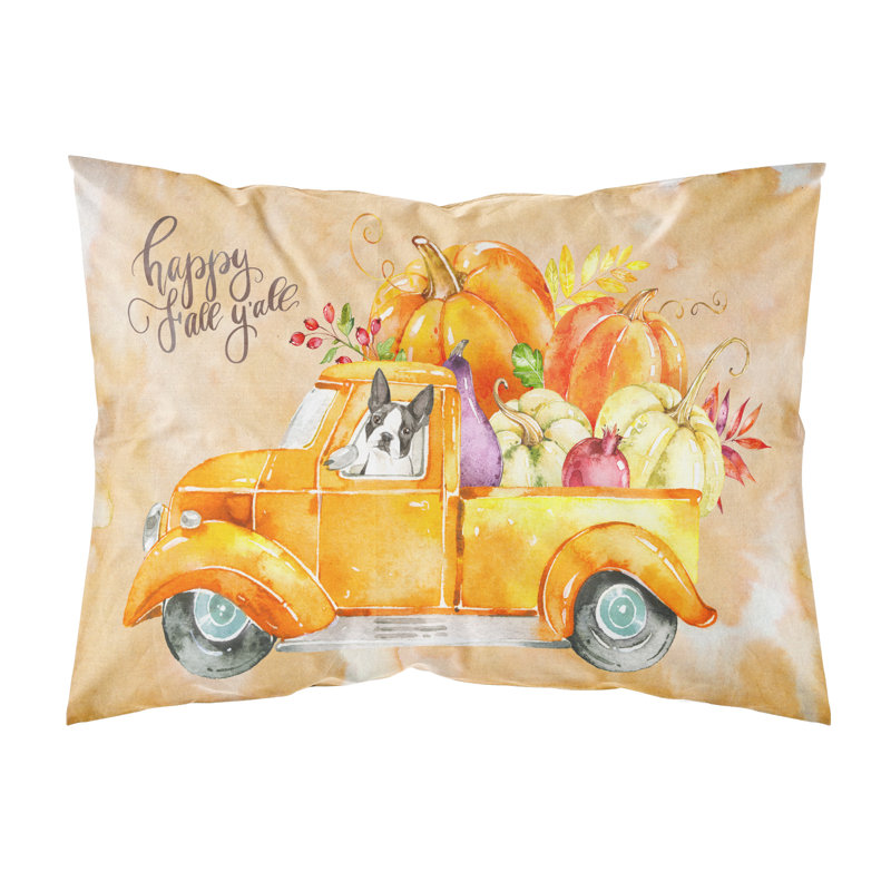 Taie d’oreiller jack de la récolte, Boston-terrier