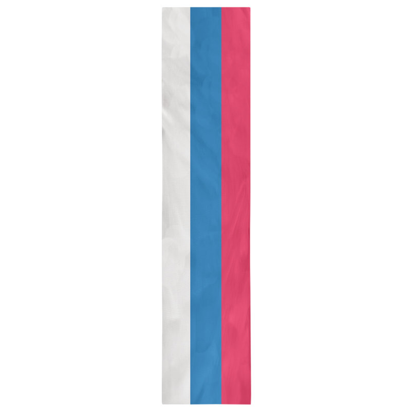 Chemin de table basket Philadelphia, Blanc / Bleu / Rouge, L 90 po x l 16 po, Polyester sergé