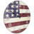 Americana Quartz Wood Wall Clock