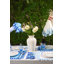 Embroidered Linen Scalloped Stripe Double-Sided Placemats-1578562844