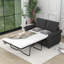 Divan-lit tapissier Abrian, canapé-lit escamotable, causeuse avec matelas simple-329056229