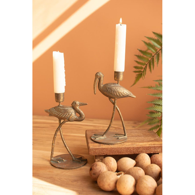 ENSEMBLE DE DEUX PORTE-BOUGIES ANTI-BOUGIE