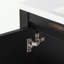 Organisateur de meuble-lavabo 36 po avec lavabo, ensemble d'armoire combinée, armoire de rangement pour salle de bain, espresso rétro