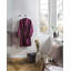Cotton Waffle Above Knee Bathrobe with Pockets-64301301-64301297