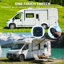 Auvent électrique pour véhicule récréatif 10 pi avec moteur et manivelle manuelle, auvent de camping rétractable avec bras réglables pour véhicules récréatifs, roulottes de voyage et 5e roues, fondu noir-124814900-124814898