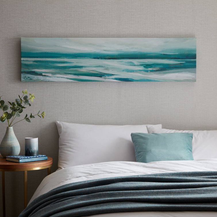 Abstract Shores - No Frame Panoramic Art Prints on Canvas