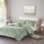 Housse de couette en velours 4 pièces très grand / très grand avec attaches intérieures matelassées et chaleureuses