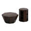 Ensemble de deux tables basses 31,5 "en noyer noir-1863070949