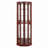 6 Shelf Corner Curio Display Cabinet With Lights, Mirrors And Adjustable Shelves(E26 Light Bulb Not Included)-891318734